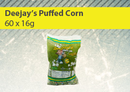 Deejays Puffed Corn 60x16g